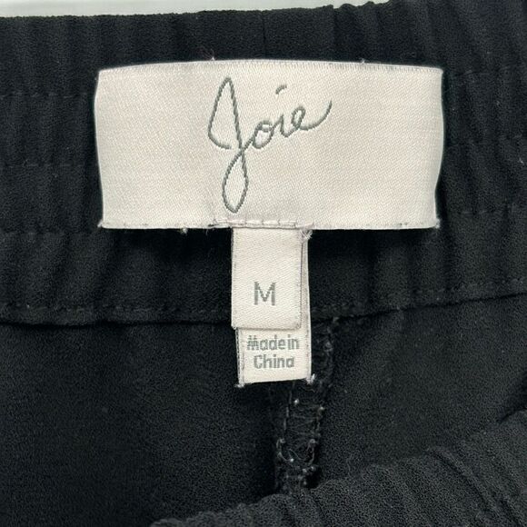 Joie Mariner Crepe Jogger Pants Black Medium - Picture 3 of 10